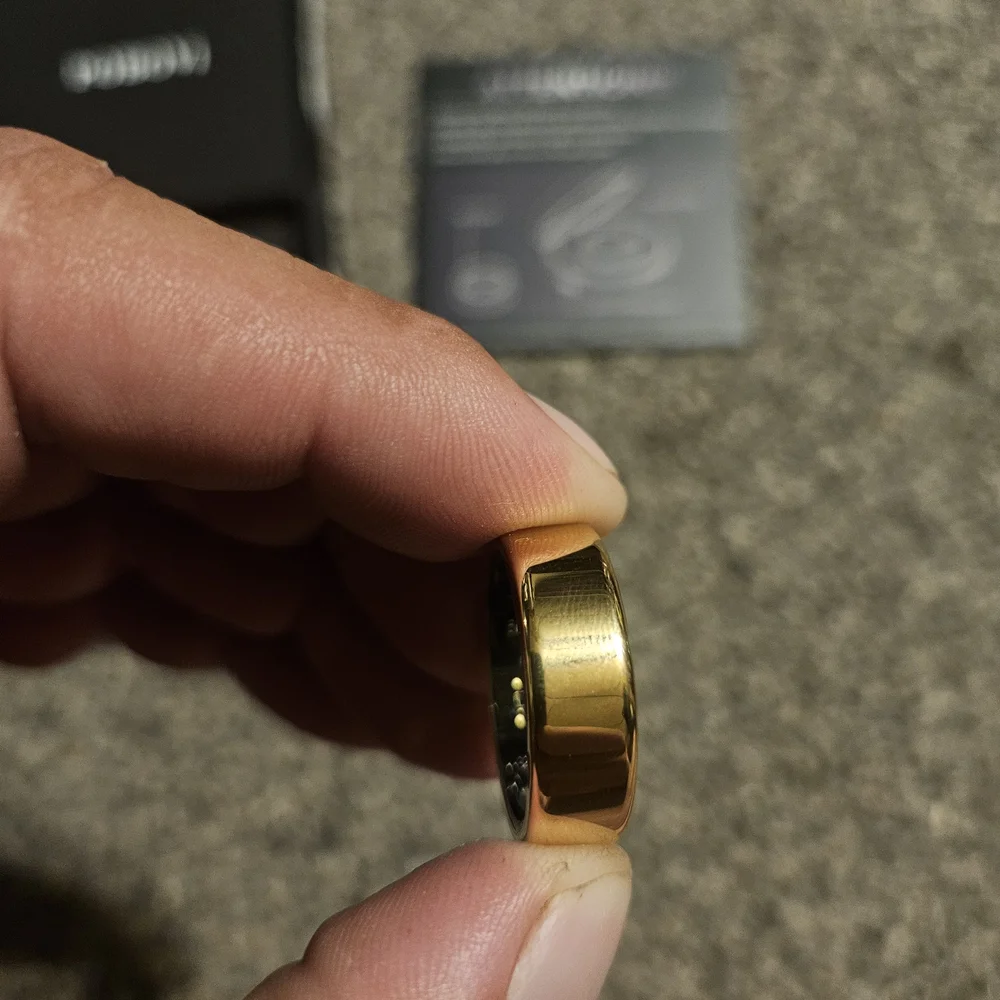 POBOVI Black Smart Ring